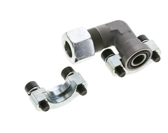 1/2'' SAE L-Flens 3000 psi Staal met 16S (M24x1.5) ISO 6162-1
