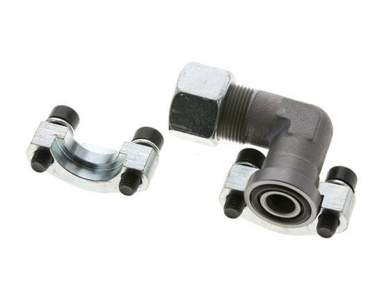1/2'' SAE L-Flens 3000 psi Staal met 16S (M24x1.5) ISO 6162-1