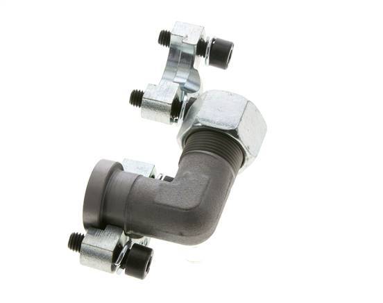 1/2'' SAE L-Flens 3000 psi Staal met 16S (M24x1.5) ISO 6162-1