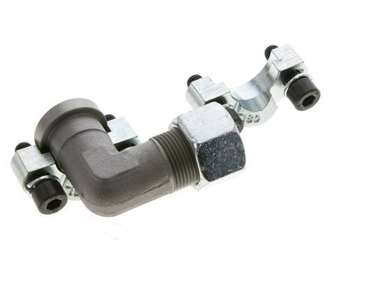 1/2'' SAE L-Flens 3000 psi Staal met 16S (M24x1.5) ISO 6162-1