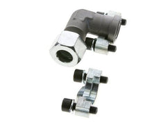 1/2'' SAE L-Flens 3000 psi Staal met 16S (M24x1.5) ISO 6162-1