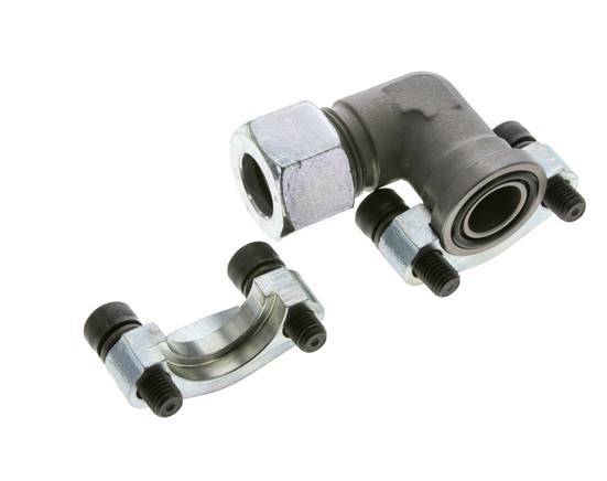 3/4'' SAE L-Flens 3000 psi Staal met 20S (M30x2) ISO 6162-1