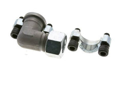 3/4'' SAE L-Flens 3000 psi Staal met 20S (M30x2) ISO 6162-1