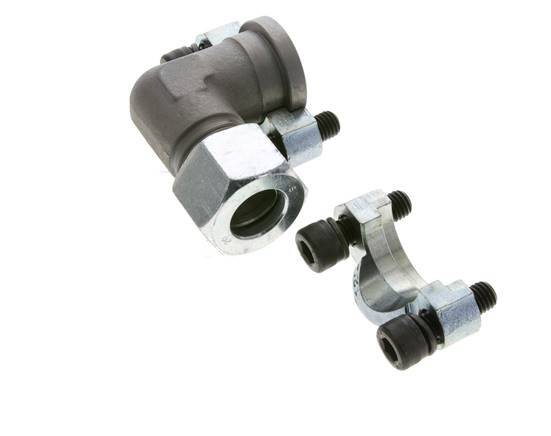 3/4'' SAE L-Flens 3000 psi Staal met 20S (M30x2) ISO 6162-1