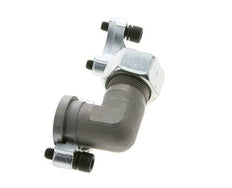 1'' SAE L-Flens 3000 psi Staal met 25S (M36x2) ISO 6162-1