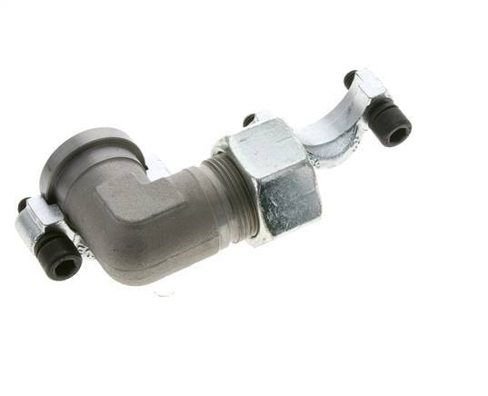 1'' SAE L-Flens 3000 psi Staal met 25S (M36x2) ISO 6162-1