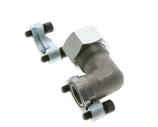 1'' SAE L-Flens 3000 psi Staal met 30S (M42x2) ISO 6162-1