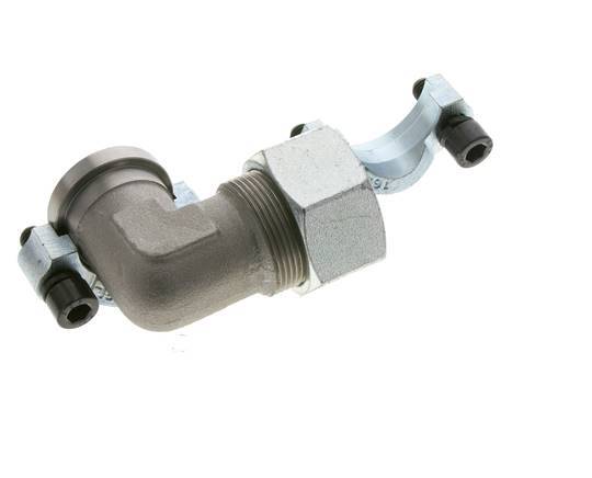 1'' SAE L-Flens 3000 psi Staal met 30S (M42x2) ISO 6162-1