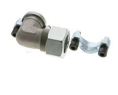 1'' SAE L-Flens 3000 psi Staal met 30S (M42x2) ISO 6162-1