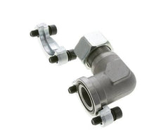 1-1/4'' Elbow SAE Flange 3000 PSI Steel with 25S (M36x2) ISO 6162-1