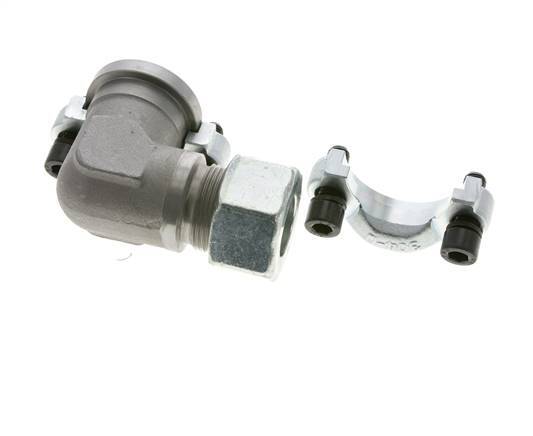 1-1/4'' SAE L-Flens 3000 psi Staal met 25S (M36x2) ISO 6162-1