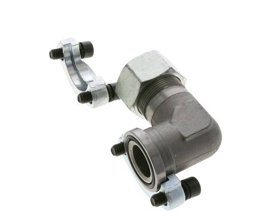 1-1/4'' SAE L-Flens 3000 psi Staal met 30S (M42x2) ISO 6162-1