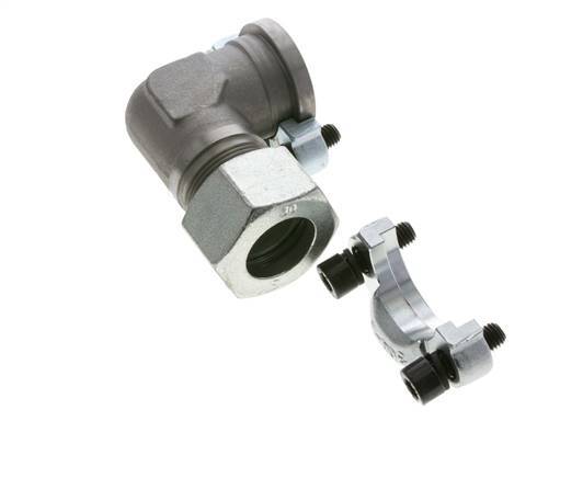 1-1/4'' SAE L-Flens 3000 psi Staal met 30S (M42x2) ISO 6162-1