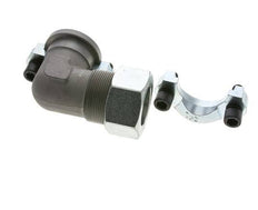 1-1/2'' SAE L-Flens 3000 psi Staal met 38S (M52x2) ISO 6162-1
