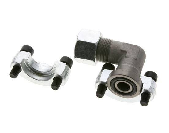 1/2'' SAE L-Flens 6000 psi Staal met 16S (M24x1.5) ISO 6162-2