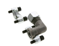 1/2'' SAE L-Flens 6000 psi Staal met 16S (M24x1.5) ISO 6162-2