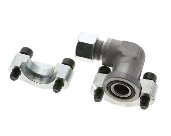 3/4'' SAE L-Flens 6000 psi Staal met 16S (M24x1.5) ISO 6162-2