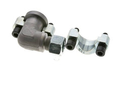3/4'' SAE L-Flens 6000 psi Staal met 16S (M24x1.5) ISO 6162-2
