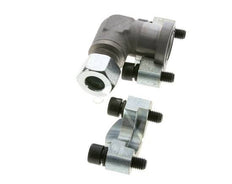 3/4'' SAE L-Flens 6000 psi Staal met 16S (M24x1.5) ISO 6162-2