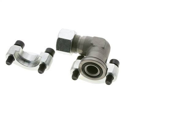 3/4'' SAE L-Flens 6000 psi Staal met 20S (M30x2) ISO 6162-2