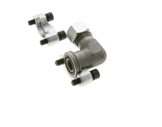 3/4'' SAE L-Flens 6000 psi Staal met 20S (M30x2) ISO 6162-2