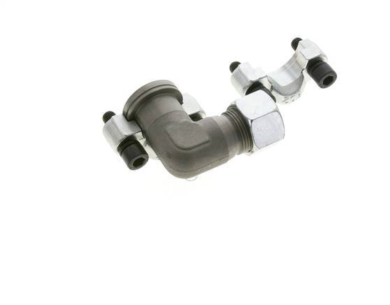 3/4'' SAE L-Flens 6000 psi Staal met 20S (M30x2) ISO 6162-2