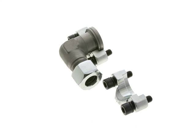 3/4'' SAE L-Flens 6000 psi Staal met 20S (M30x2) ISO 6162-2