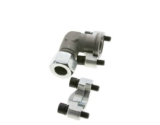 3/4'' SAE L-Flens 6000 psi Staal met 20S (M30x2) ISO 6162-2