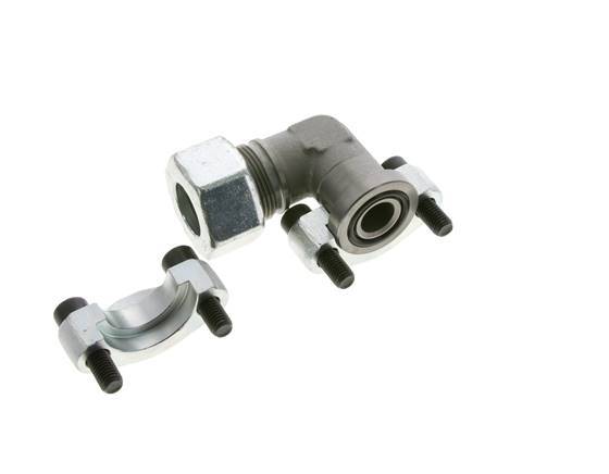 3/4'' SAE L-Flens 6000 psi Staal met 25S (M36x2) ISO 6162-2