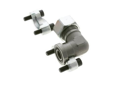 3/4'' SAE L-Flens 6000 psi Staal met 25S (M36x2) ISO 6162-2