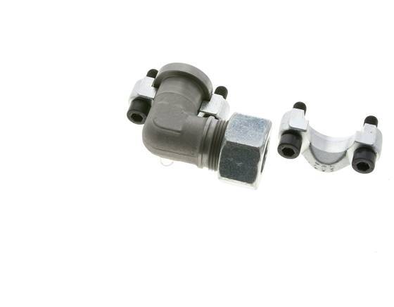 3/4'' SAE L-Flens 6000 psi Staal met 25S (M36x2) ISO 6162-2