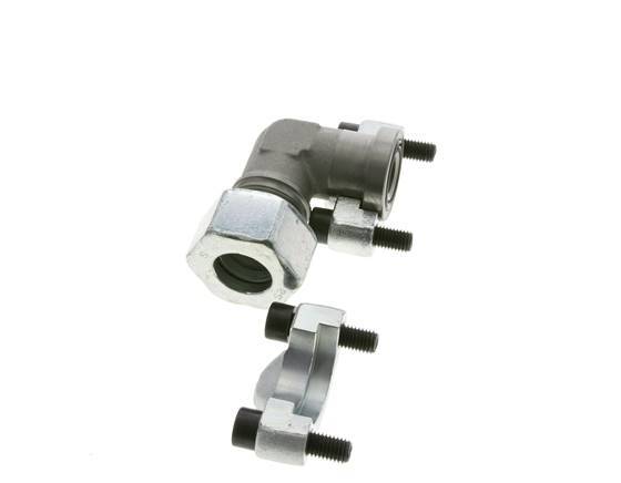 3/4'' SAE L-Flens 6000 psi Staal met 25S (M36x2) ISO 6162-2