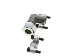 3/4'' SAE L-Flens 6000 psi Staal met 25S (M36x2) ISO 6162-2
