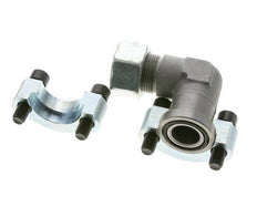 1'' SAE L-Flens 6000 psi Staal met 25S (M36x2) ISO 6162-2