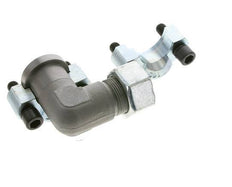 1'' SAE L-Flens 6000 psi Staal met 25S (M36x2) ISO 6162-2