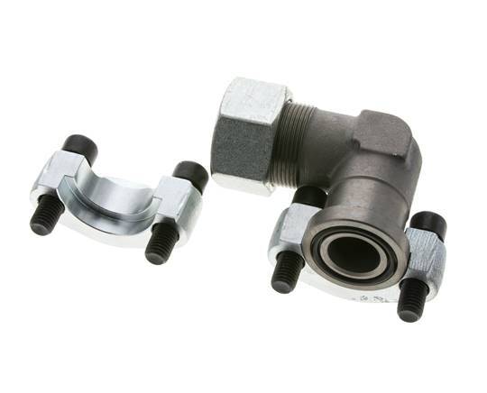 1'' SAE L-Flens 6000 psi Staal met 30S (M42x2) ISO 6162-2