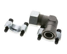 1'' SAE L-Flens 6000 psi Staal met 30S (M42x2) ISO 6162-2