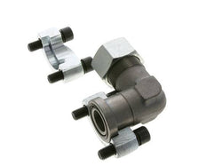 1'' SAE L-Flens 6000 psi Staal met 30S (M42x2) ISO 6162-2