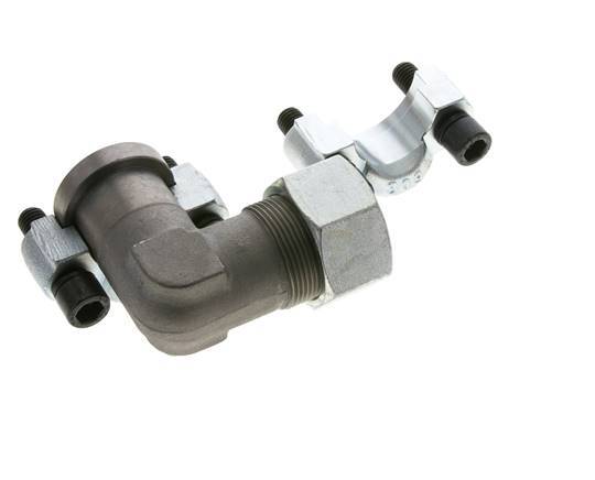 1'' SAE L-Flens 6000 psi Staal met 30S (M42x2) ISO 6162-2