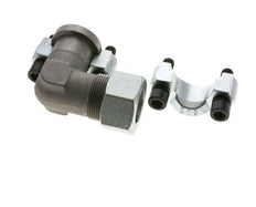 1'' SAE L-Flens 6000 psi Staal met 30S (M42x2) ISO 6162-2