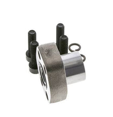 1/2'' SAE Flens 3000 psi Blank staal met G3/8'' Binnendraad ISO 6162-1