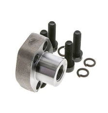 1/2'' SAE Flens 3000 psi Blank staal met G3/8'' Binnendraad ISO 6162-1
