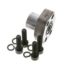 1/2'' SAE Flens 3000 psi Blank staal met G3/8'' Binnendraad ISO 6162-1