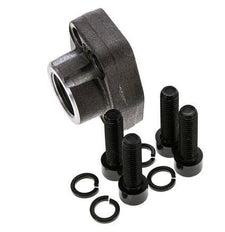 3/4'' SAE Flens 3000 psi Blank staal met G3/4'' Binnendraad ISO 6162-1