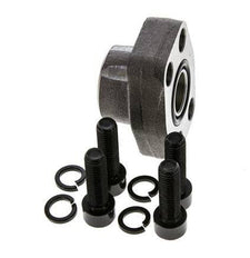 3/4'' SAE Flens 3000 psi Blank staal met G3/4'' Binnendraad ISO 6162-1