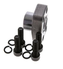 3/4'' SAE Flens 3000 psi Blank staal met G1/2'' Binnendraad ISO 6162-1