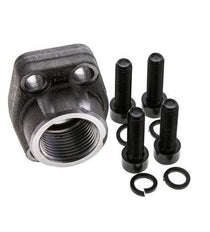 1'' SAE Flens 3000 psi Blank staal met G1'' Binnendraad ISO 6162-1