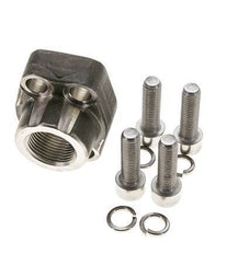 3/4'' SAE Flens 3000 psi RVS met G3/4'' Binnendraad ISO 6162-1