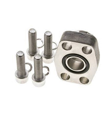 3/4'' SAE Flens 3000 psi RVS met G3/4'' Binnendraad ISO 6162-1