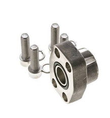 3/4'' SAE Flens 3000 psi RVS met G3/4'' Binnendraad ISO 6162-1